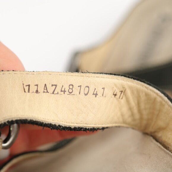 Mephisto Womens Afida Sandal Size 41 10 Black Leather Slide Flip Flop Casual - Picture 9 of 11